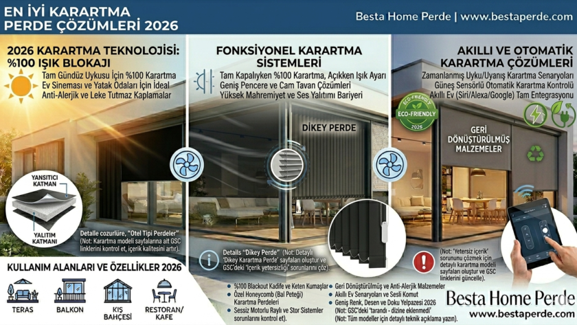İzmit merkezde modern bir salon için uygulanan güneş kesici fon perdeler
