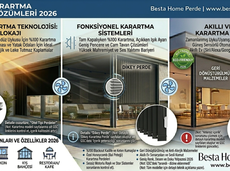 İzmit merkezde modern bir salon için uygulanan güneş kesici fon perdeler