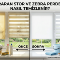 Sararan Stor ve Zebra Perde Nasıl Temizlenir? | Kesin Çözüm