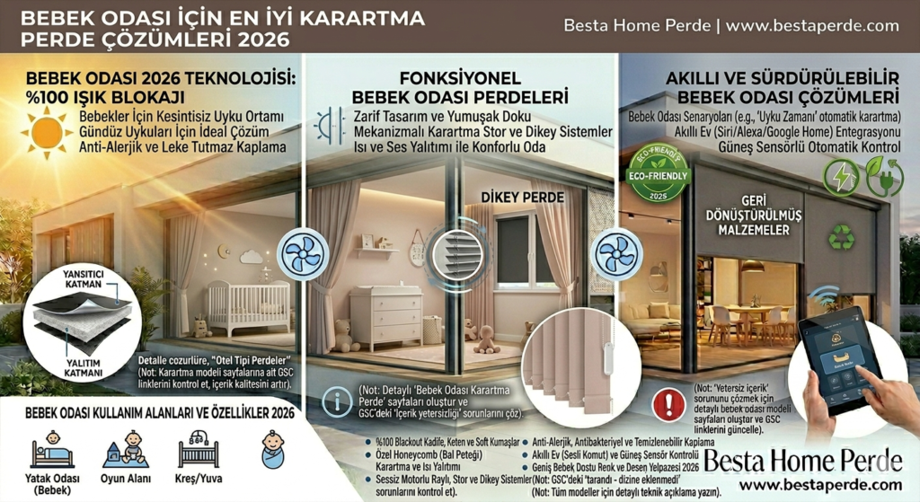 Mavi renkli yıldız desenli güneş geçirmeyen bebek odası perdesi