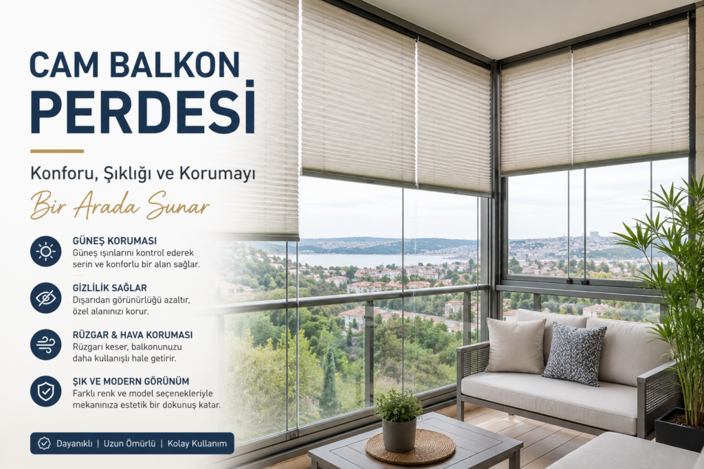 Sakarya'da cam balkonunuza tam uyumlu plise ve plicell perde modelleri. Üreticiden uygun

fiyatlar, zengin renk seçenekleri ve ücretsiz keşif için tıklayın.