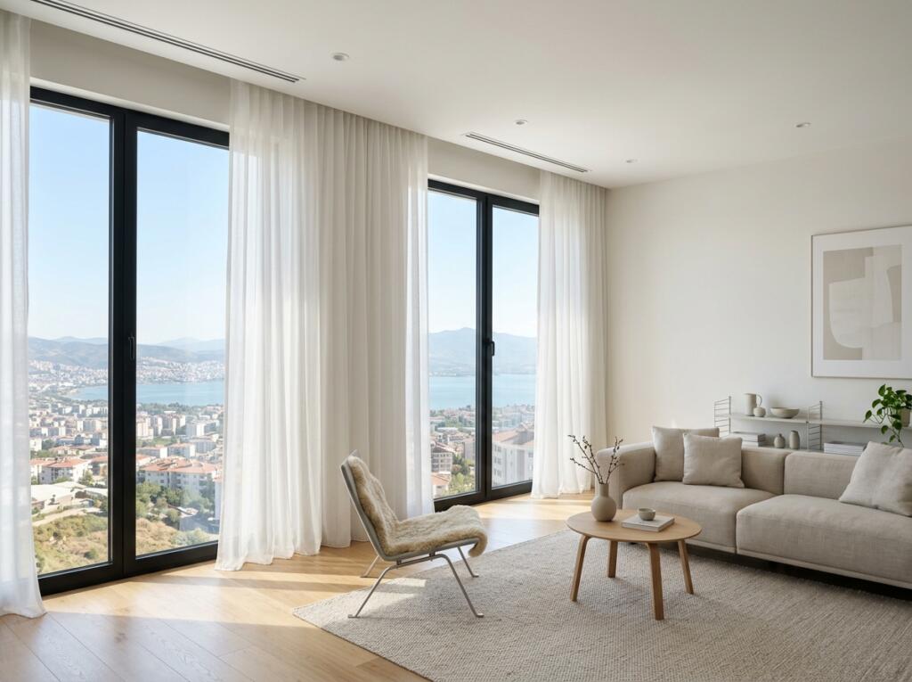 İzmit minimalist perde koleksiyonumuzdan evlere sade ve modern bir ferahlık katan lüks tasarımlar