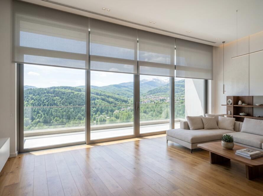 Kartepe stor perde koleksiyonumuzdan evlere minimalist bir şıklık katan pratik mekanizmalı tasarımlar