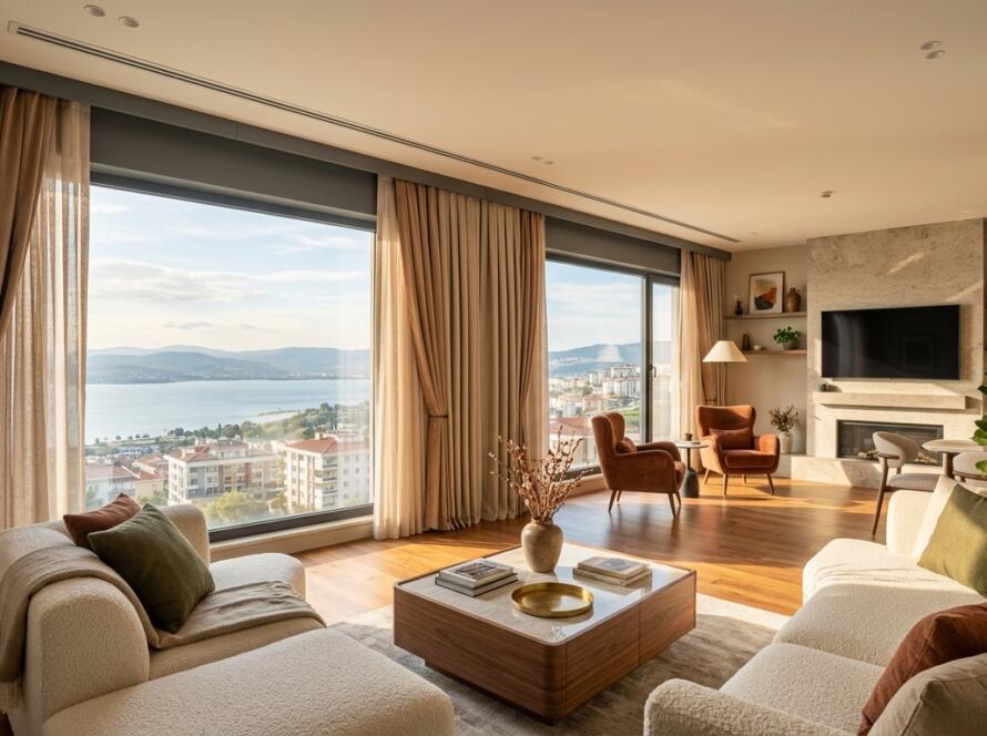 Kocaeli perde mağazası 2026 trendleri lüks salon tasarımları